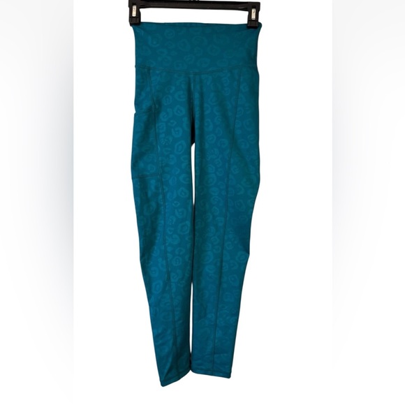 Lilly Pulitzer Pants - NWT Lilly Pulitzer Luxletic Weekender High Rise Midi Spruce Green Print XXS Pant